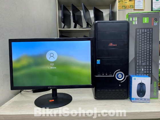 Desktop Setup Dual Core with 19 inch